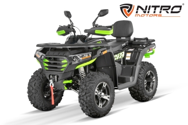 NITRO MOTORS 300cc maxi Kinder Quad Tricia 80km/h EEC Platin